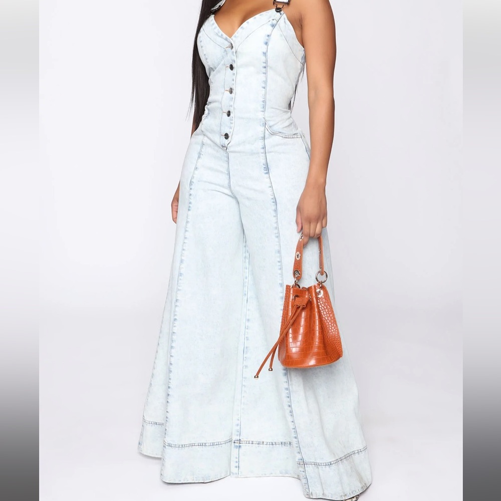 Denim jumpsuit